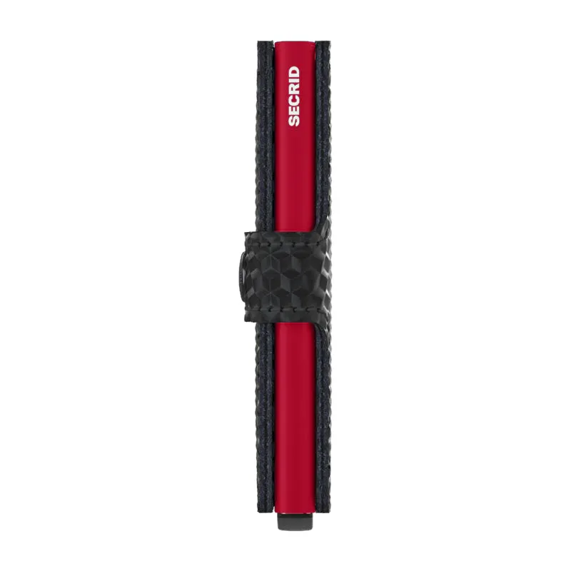 Secrid Mini Wallet - Cubic Black / Red