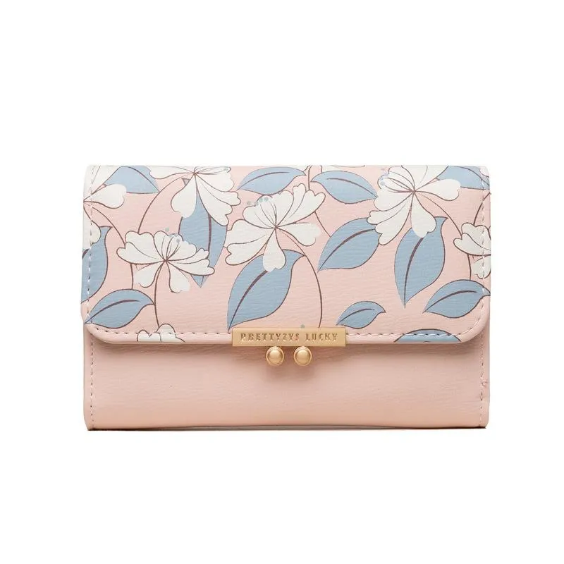 ﻿Short Tri-fold Printed Wallet