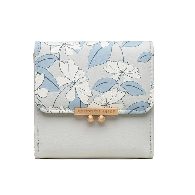 ﻿Short Tri-fold Printed Wallet
