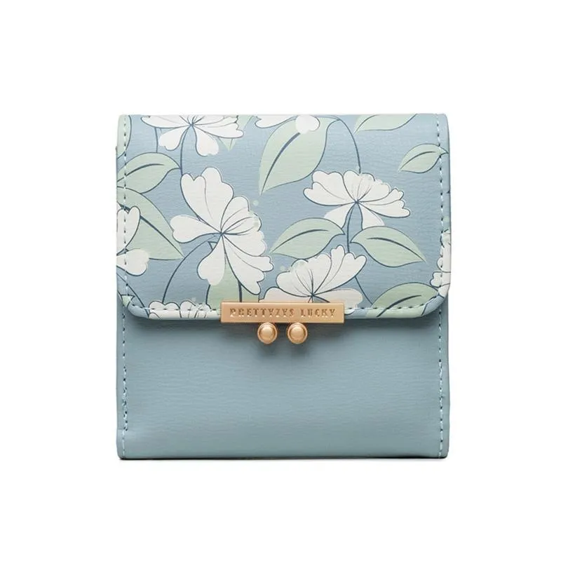 ﻿Short Tri-fold Printed Wallet