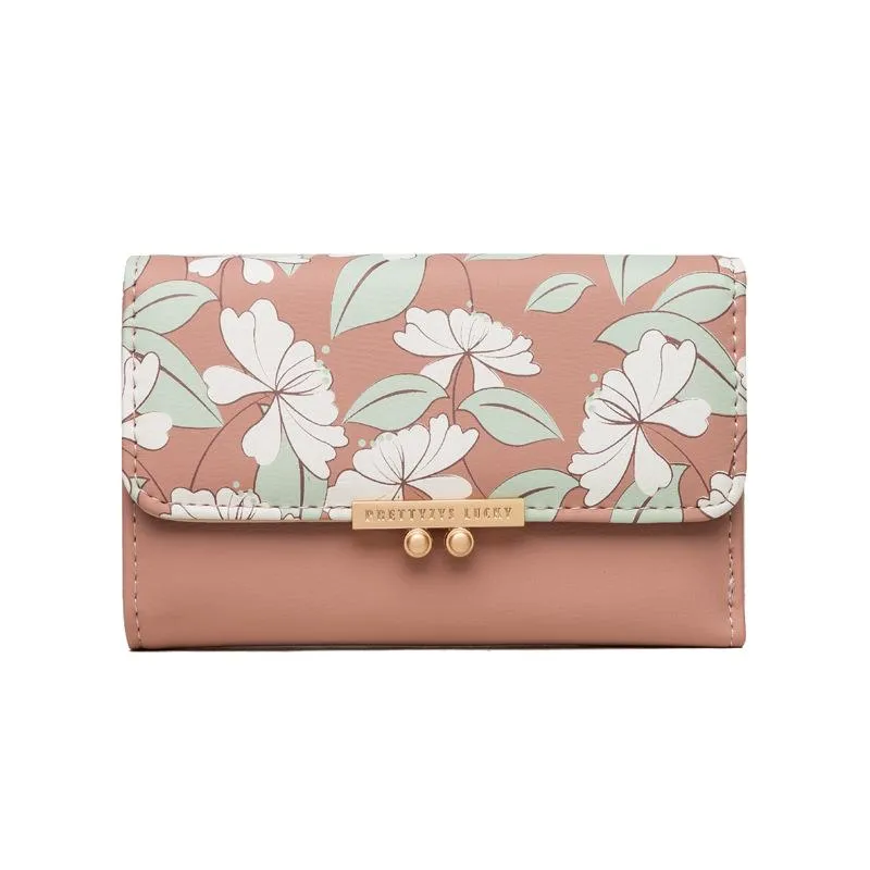 ﻿Short Tri-fold Printed Wallet