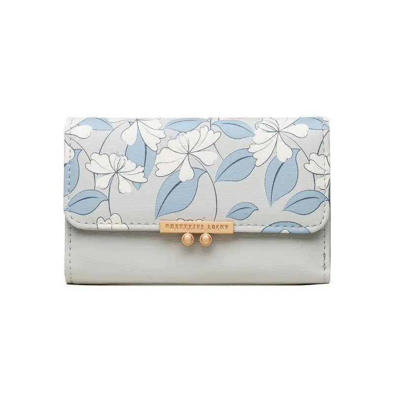 ﻿Short Tri-fold Printed Wallet