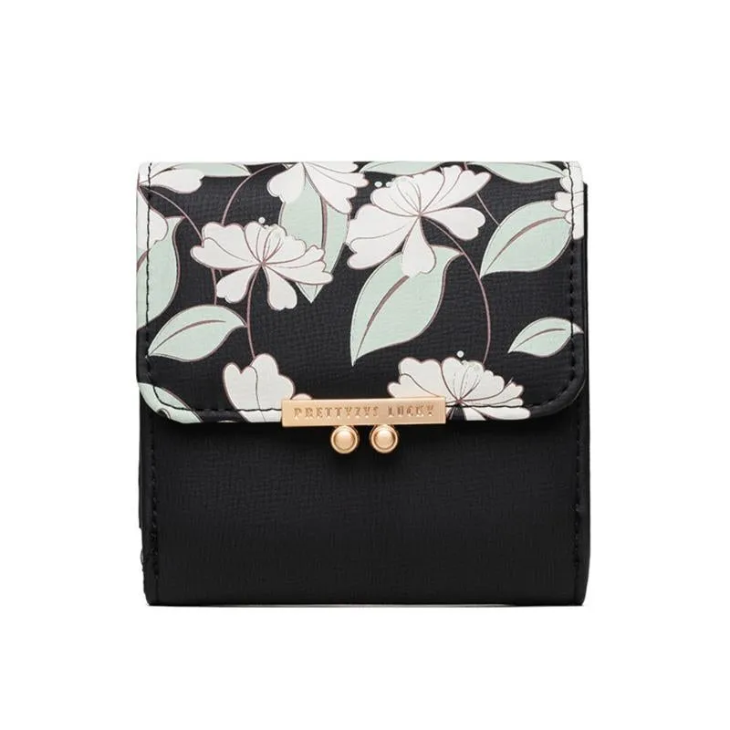 ﻿Short Tri-fold Printed Wallet