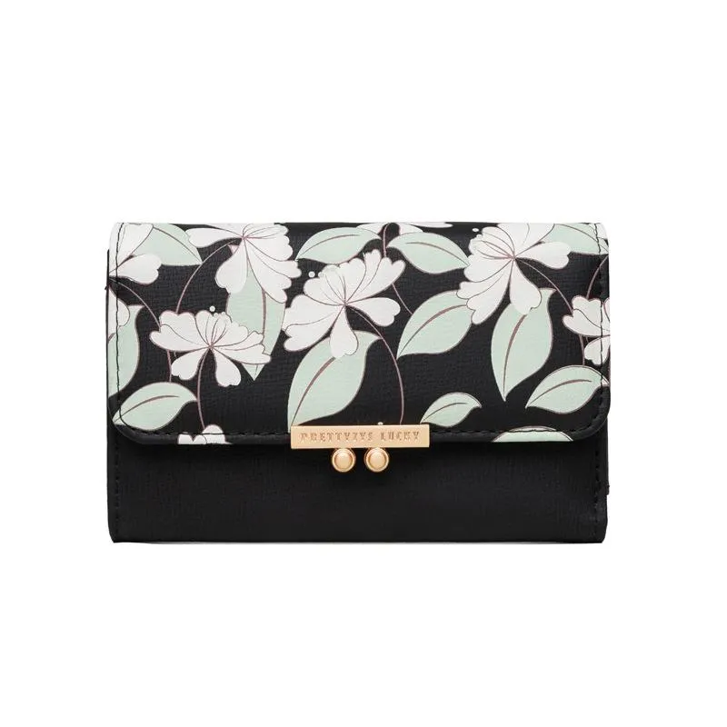 ﻿Short Tri-fold Printed Wallet