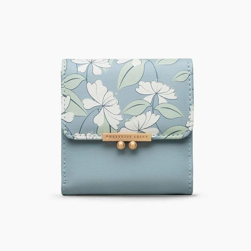 ﻿Short Tri-fold Printed Wallet