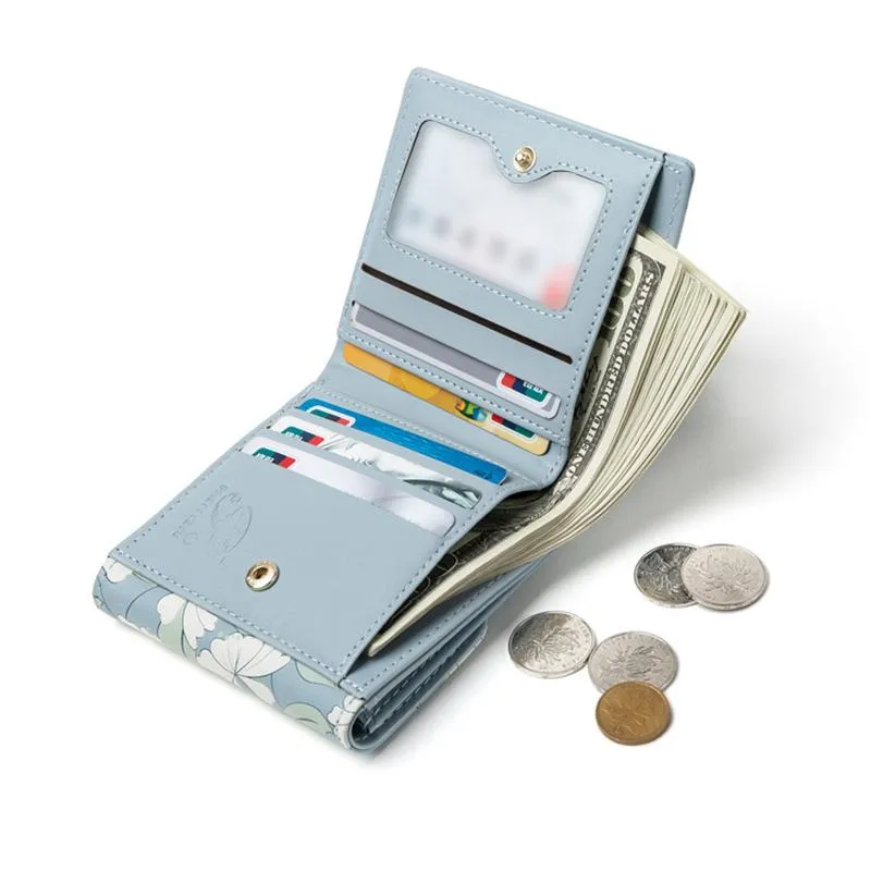 ﻿Short Tri-fold Printed Wallet