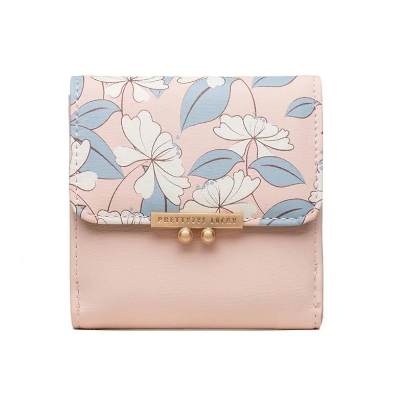 ﻿Short Tri-fold Printed Wallet