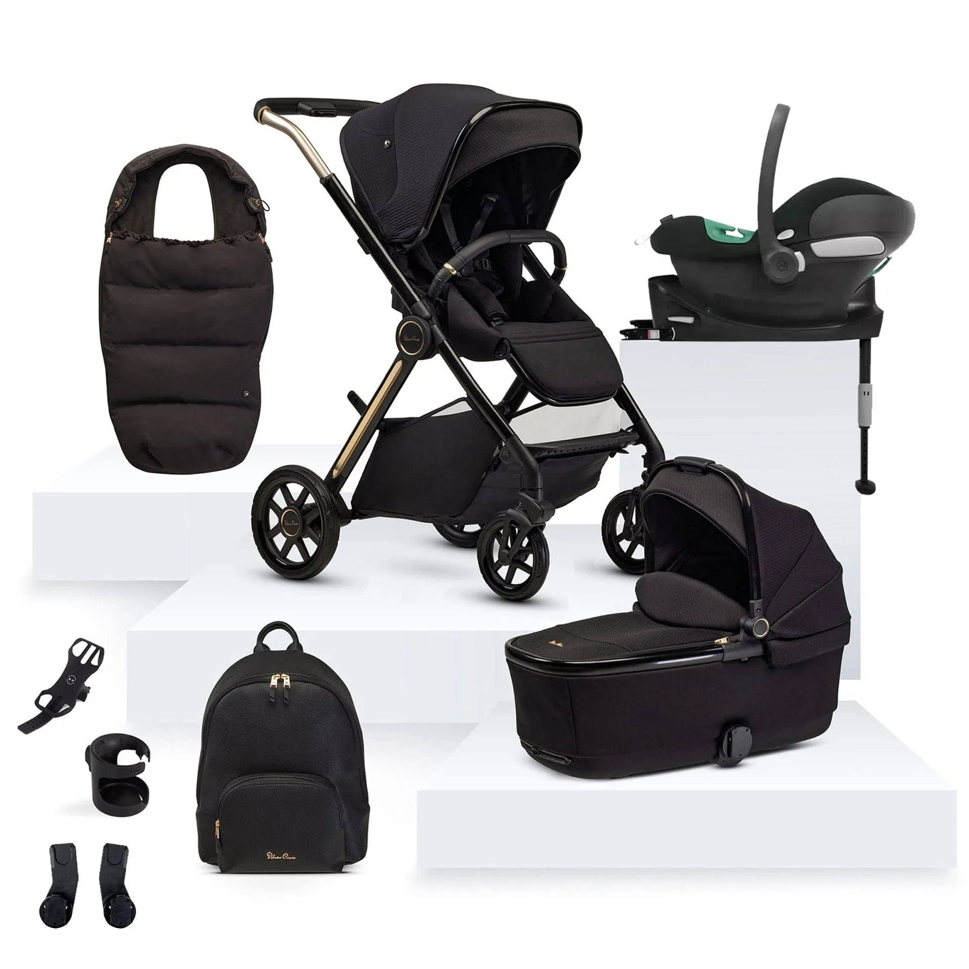 Silver Cross Reef 2 Special Edition Cybex Travel System in Espresso