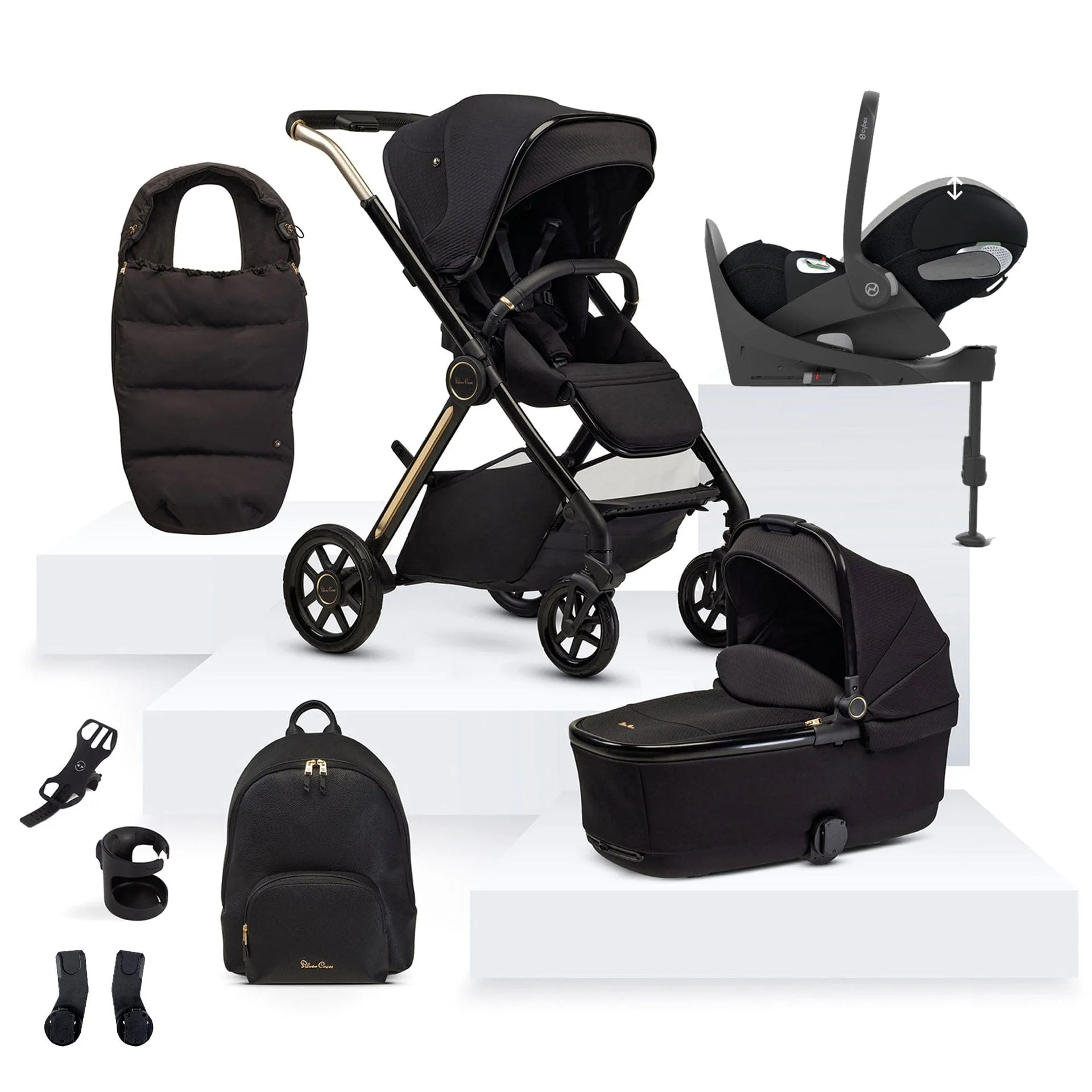Silver Cross Reef 2 Special Edition Cybex Travel System in Espresso