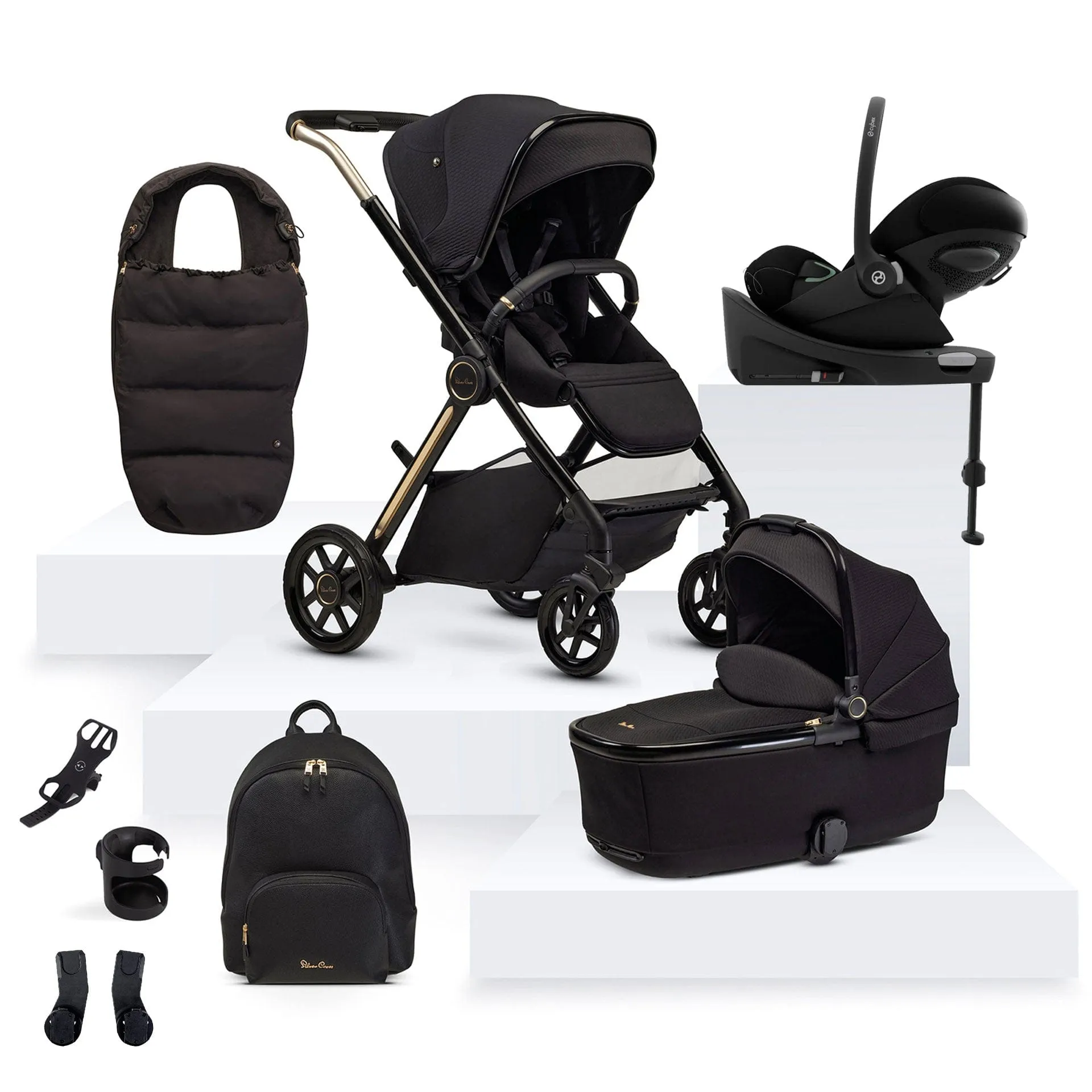 Silver Cross Reef 2 Special Edition Cybex Travel System in Espresso