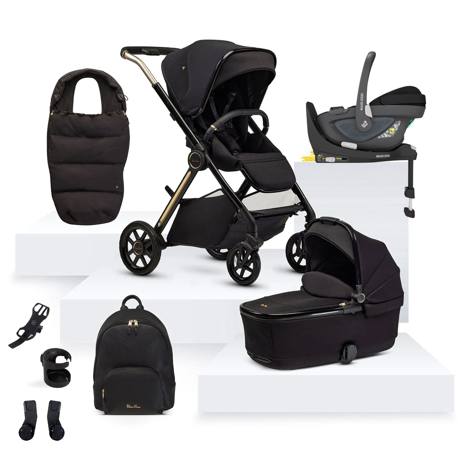 Silver Cross Reef 2 Special Edition Maxi-Cosi Travel System in Espresso