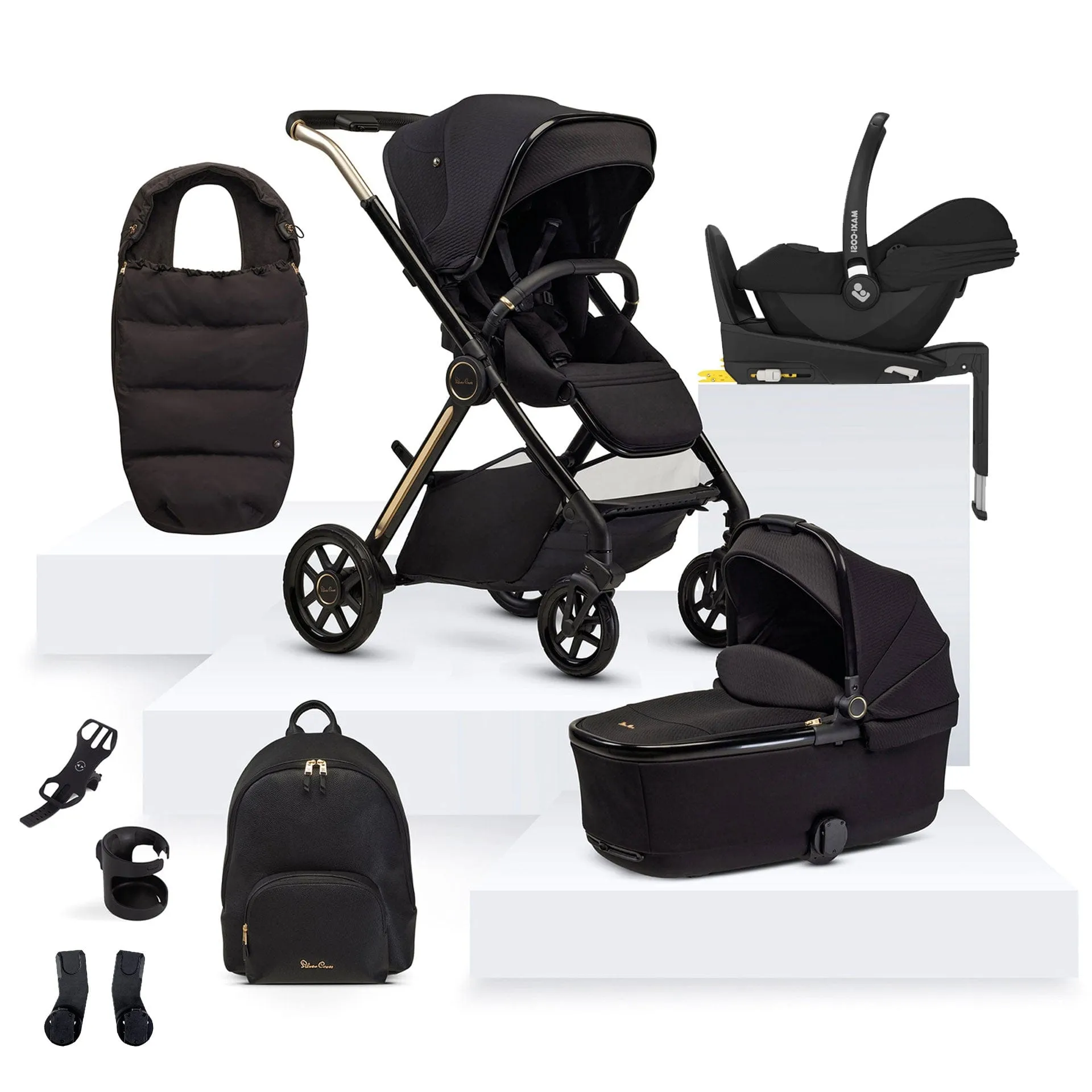 Silver Cross Reef 2 Special Edition Maxi-Cosi Travel System in Espresso