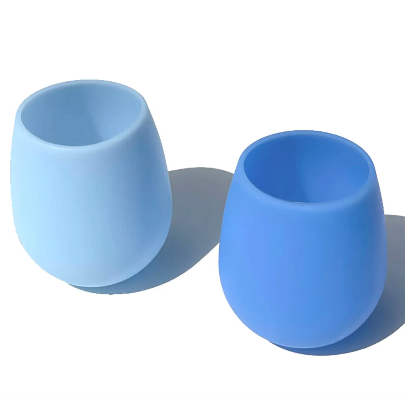 Sky   Sea Stemless Silicone Wine Glass Set