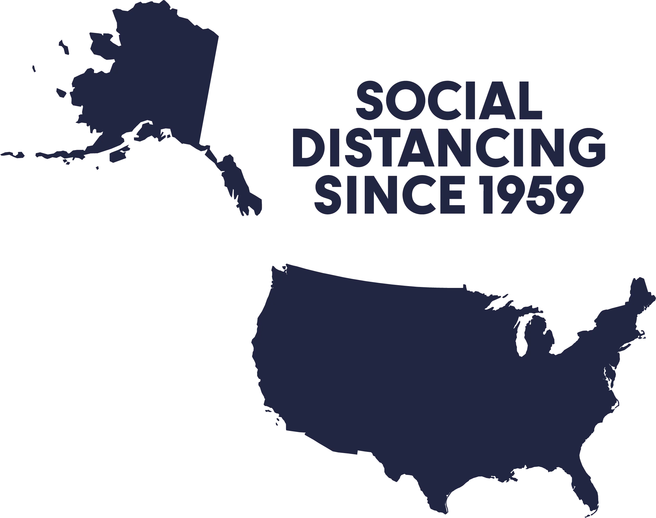 Social Distancing Map Mug