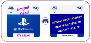 Special Deal on $50 USD PlayStation Store Gift Card [PSN Digital Code]