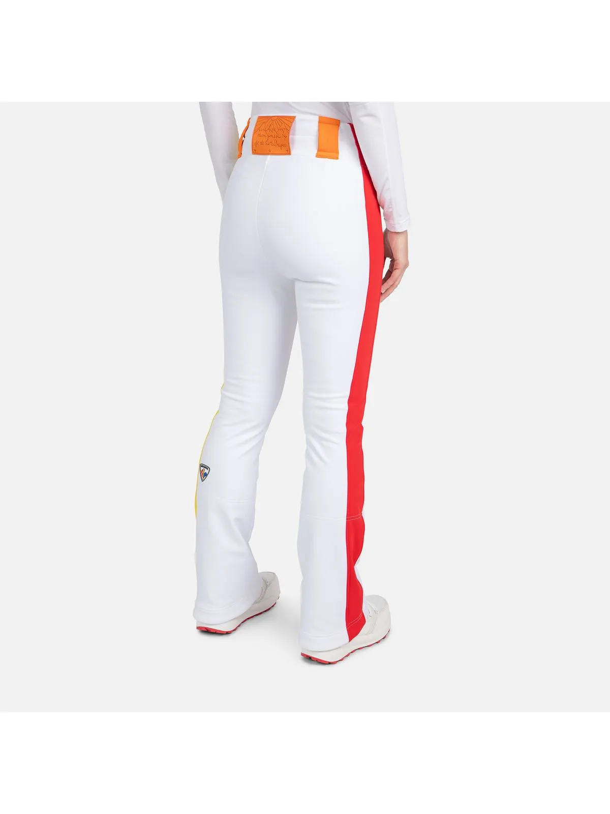 Spodnie narciarskie damskie Rossignol W Sirius Softshell Pant biały