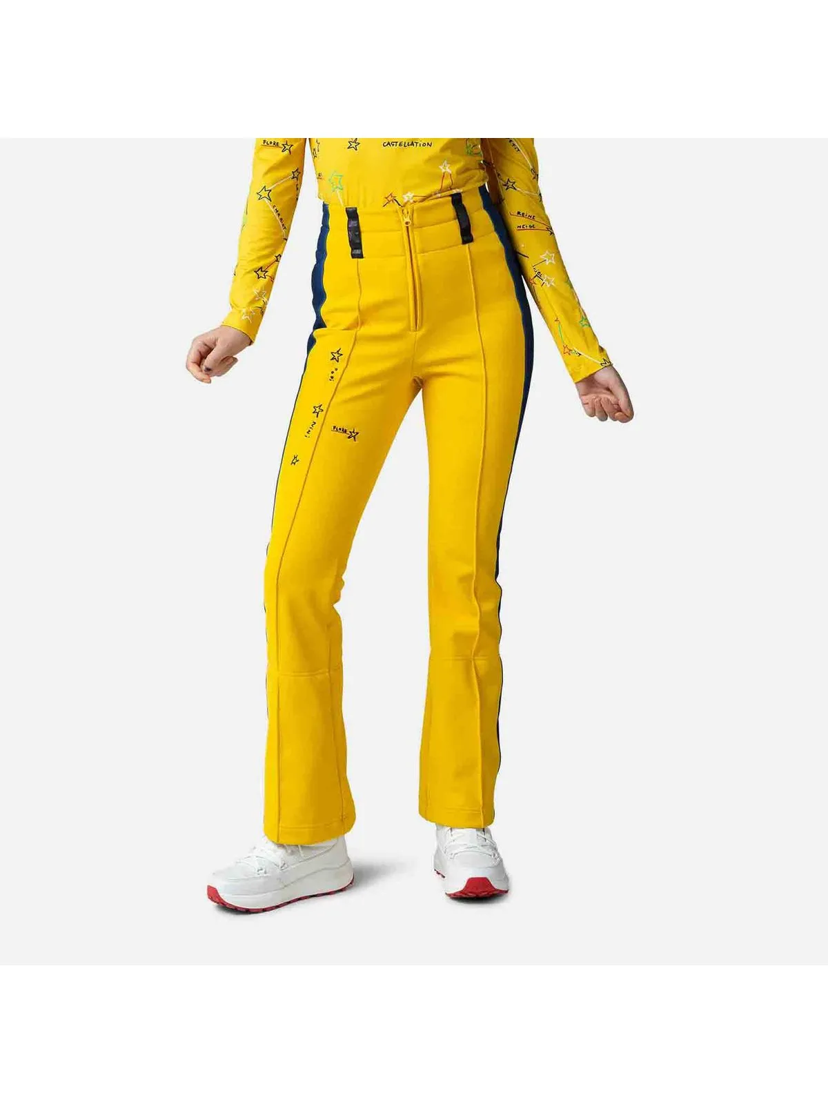 Spodnie Rossignol W Sirius Soft Shell Pt żółty
