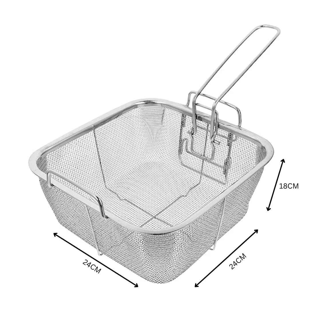 Stainless Steel Square Fryer Basket SGN1806