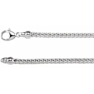 Sterling Silver Foxtail Chain 2.75mm