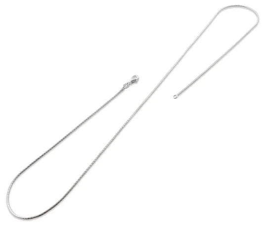 Sterling Silver Glitter Snake Chain 1.0mm