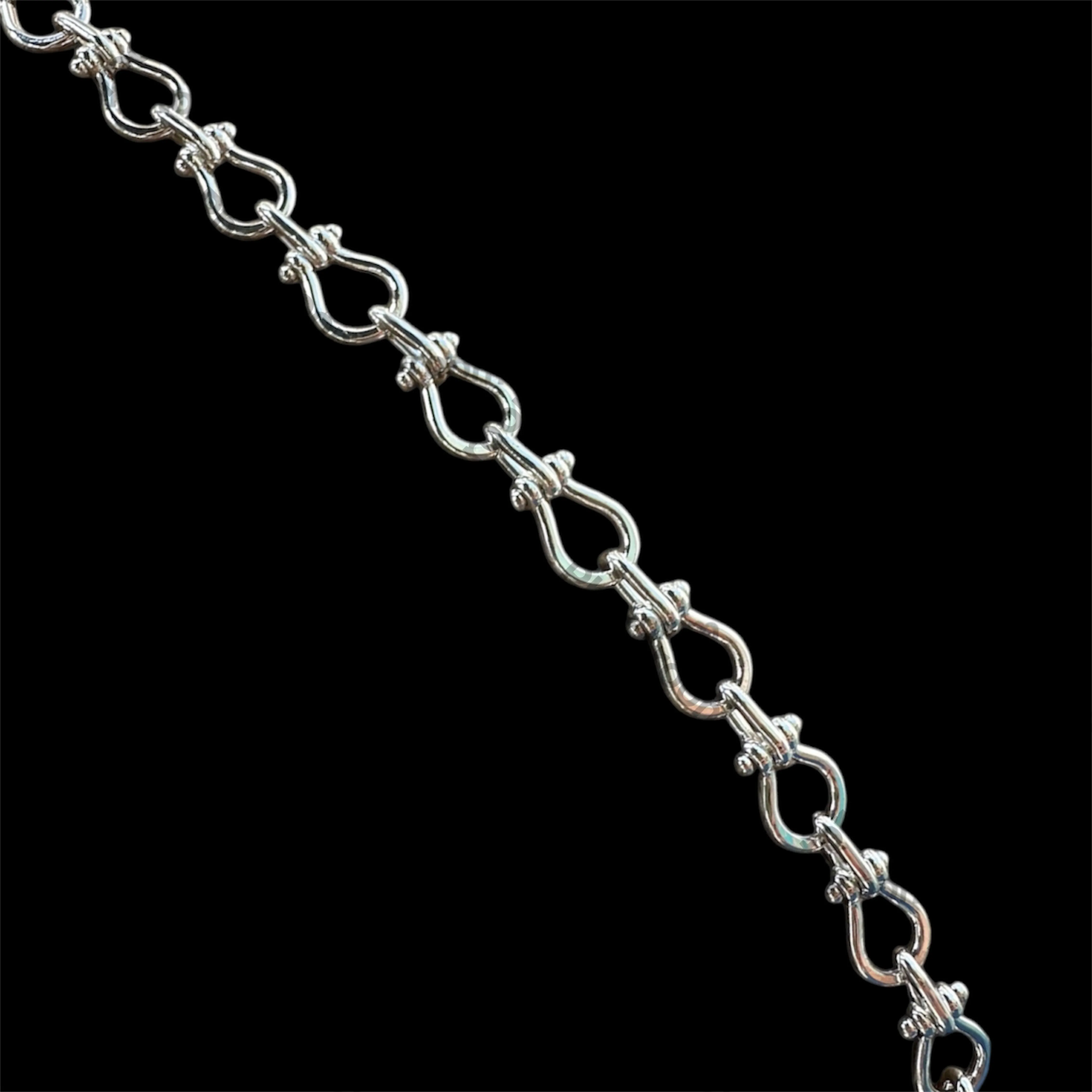 Sterling Silver Handmade Shackle Chain