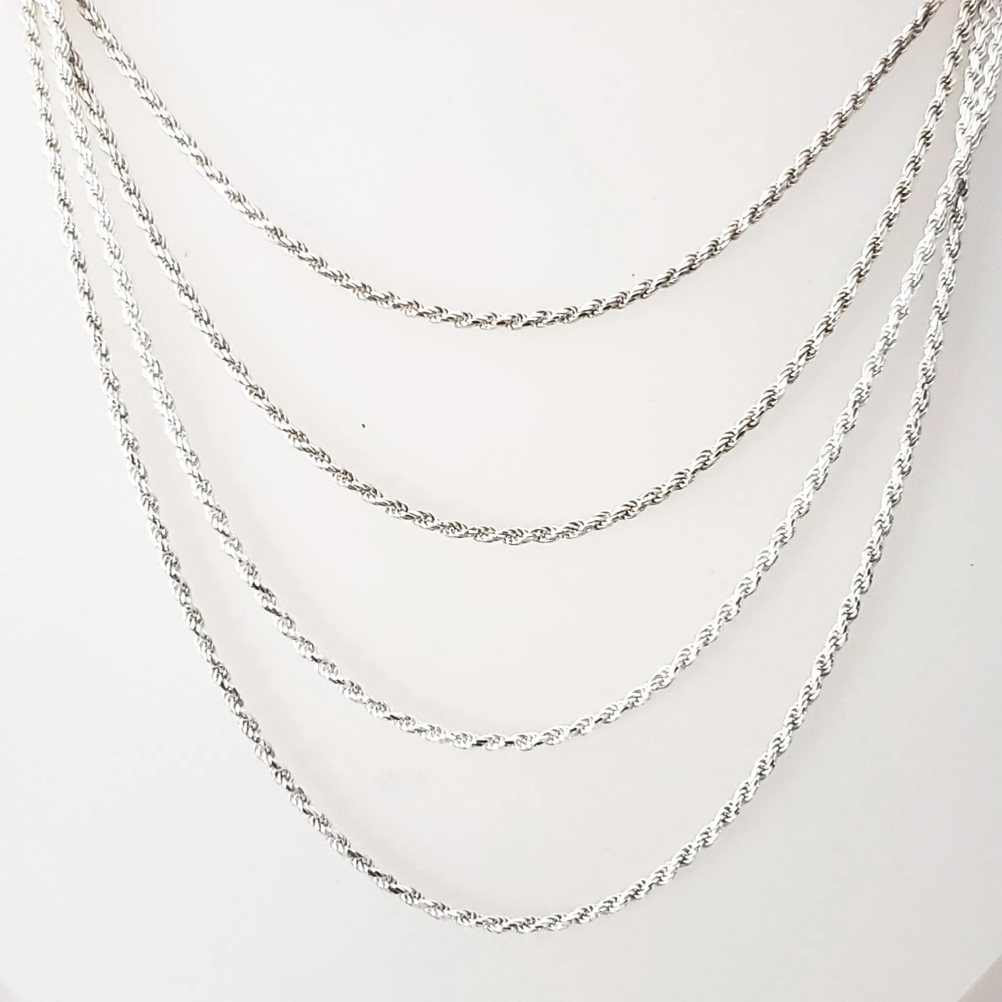 Sterling Silver Italian Rope 2.2mm Chain