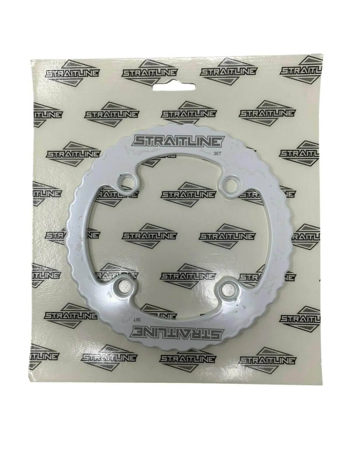 Straitline Serrated Alloy Bash Guard 32-34T Or 36T - Black Or White