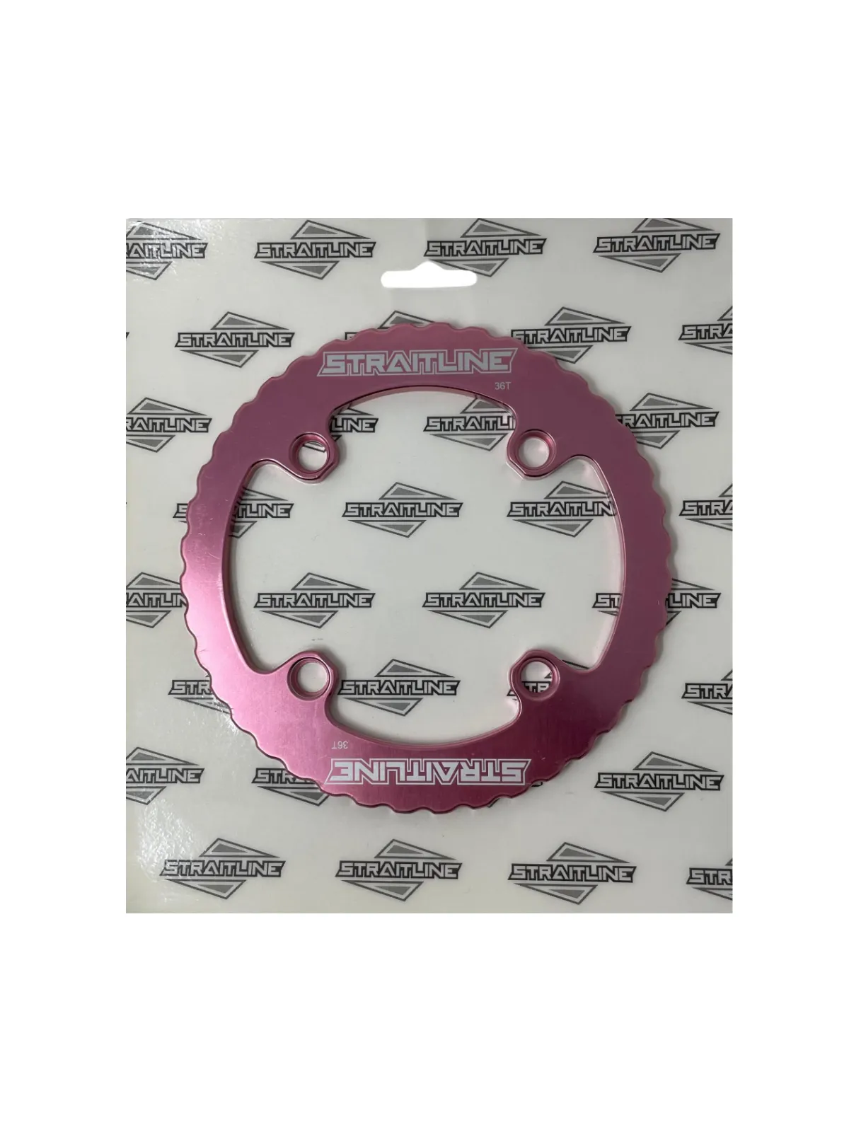 Straitline Serrated Alloy Bash Guard 32-34T Or 36T - Black Or White