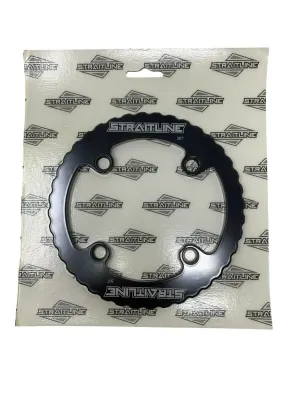 Straitline Serrated Alloy Bash Guard 32-34T Or 36T - Black Or White