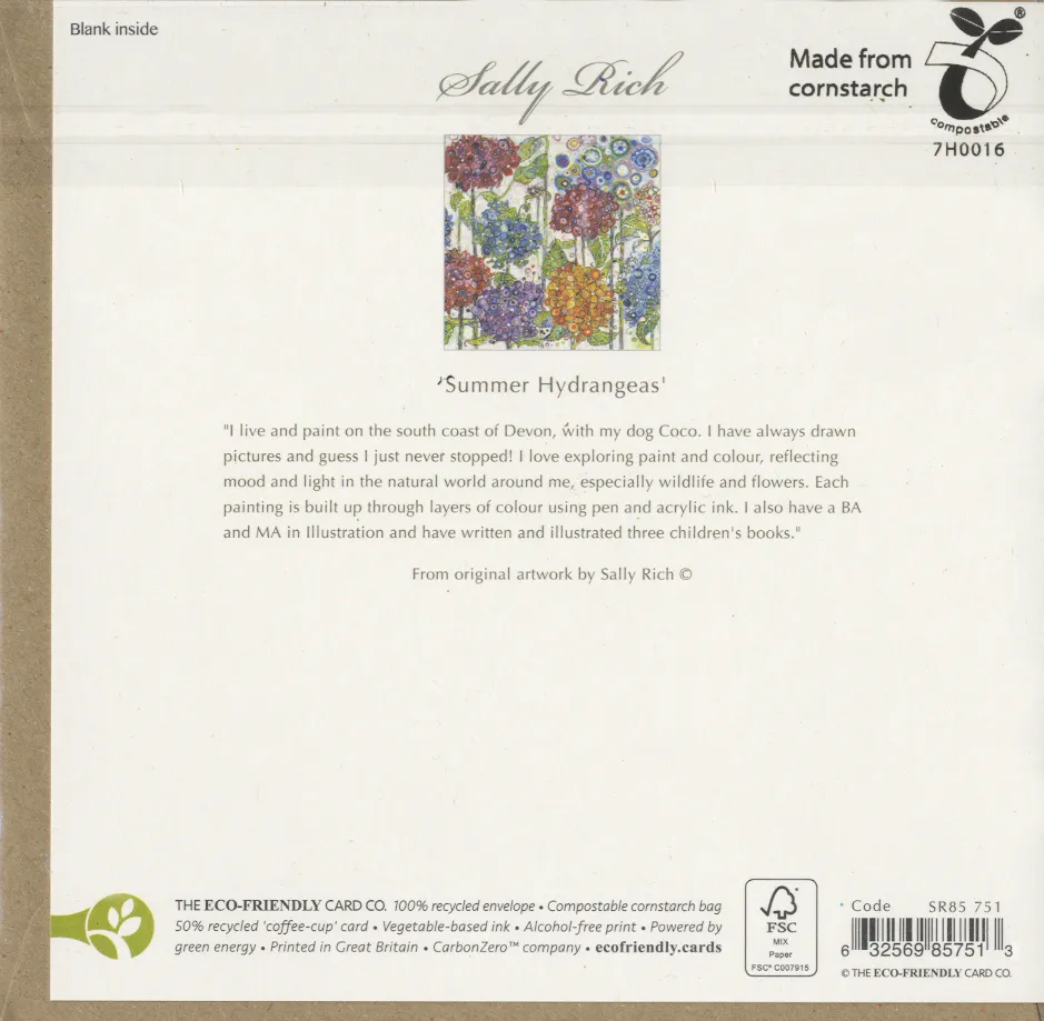 Summer Hydrangeas Card