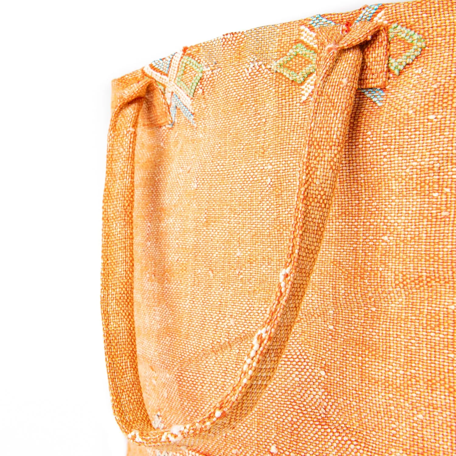 Sunset Orange - Tote Cactus Silk bag