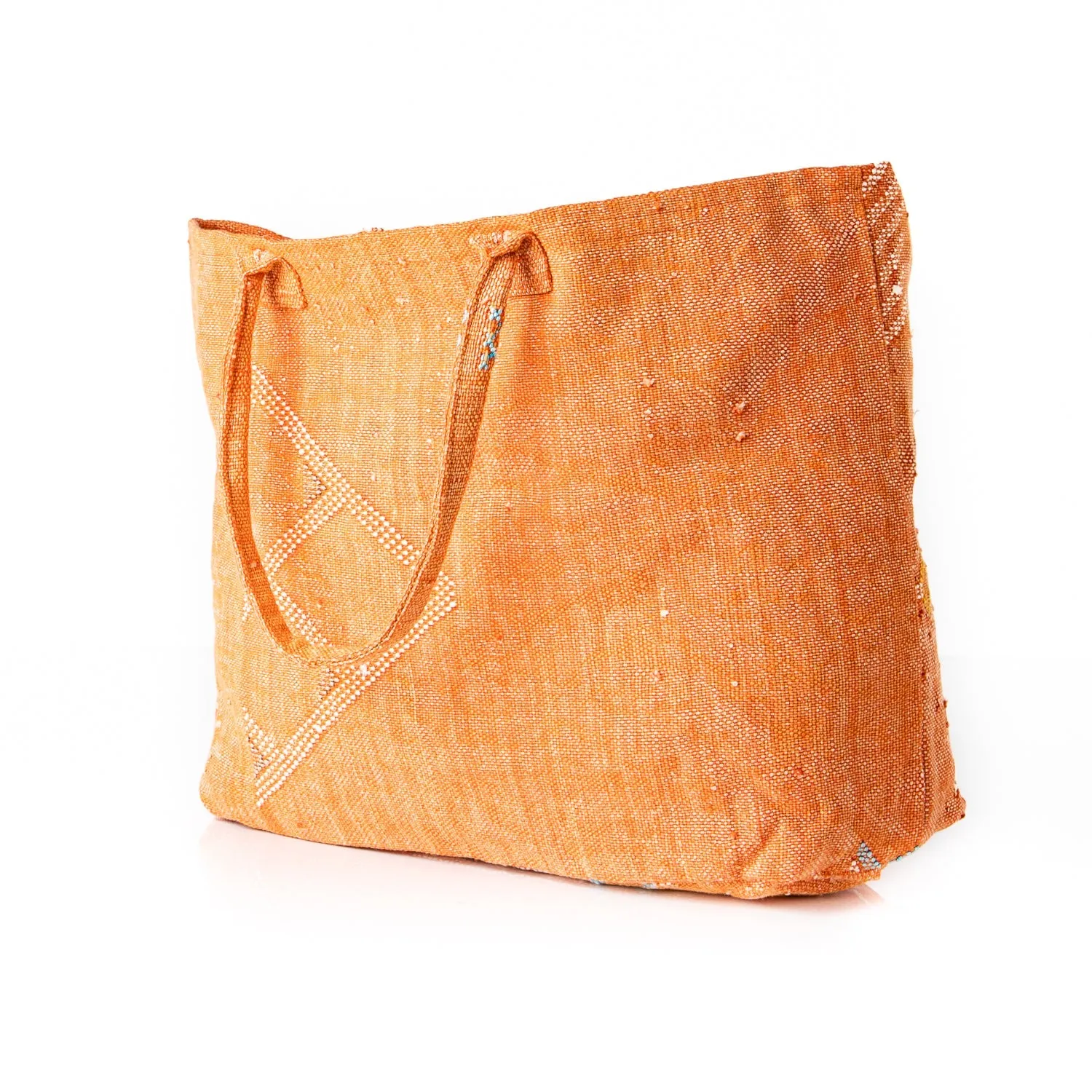 Sunset Orange - Tote Cactus Silk bag