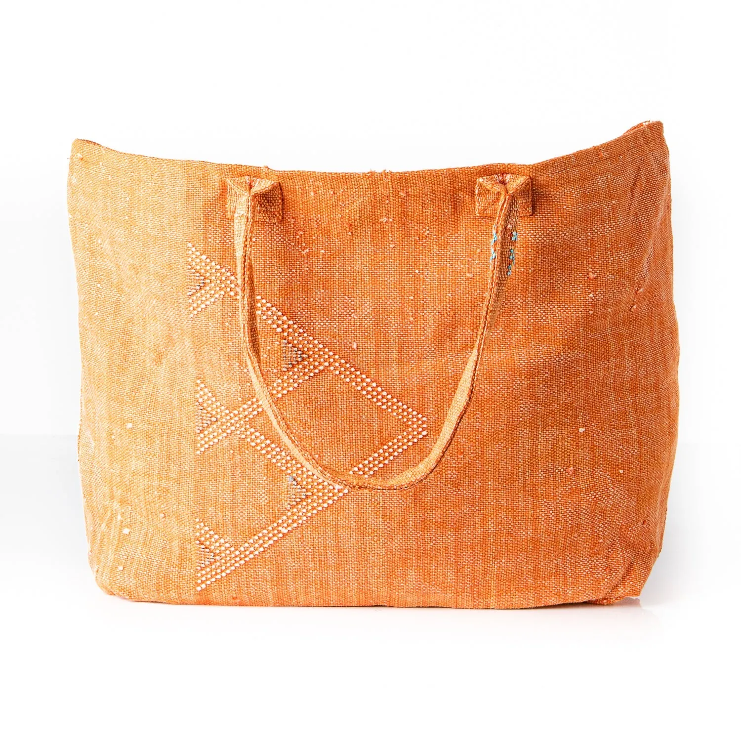 Sunset Orange - Tote Cactus Silk bag
