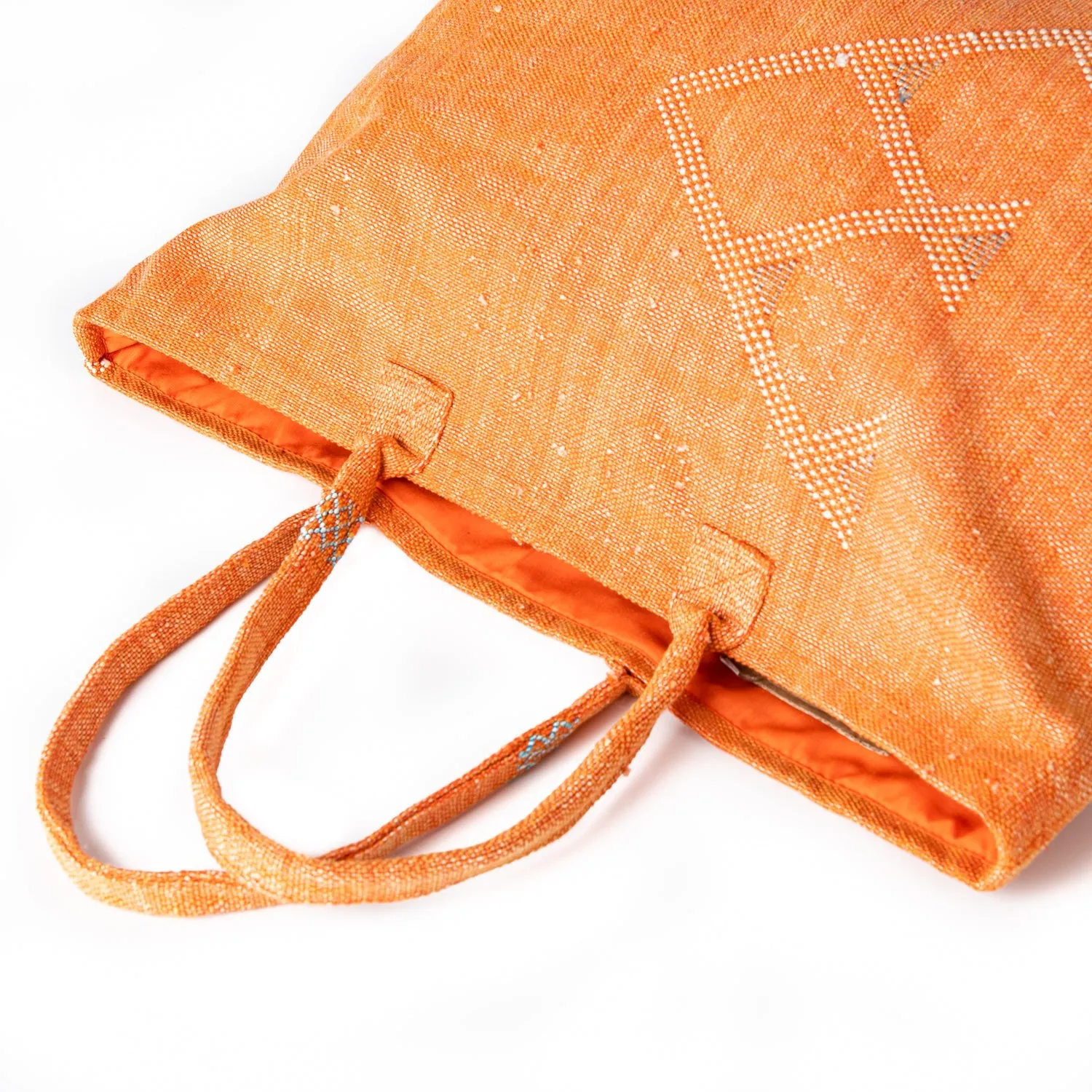 Sunset Orange - Tote Cactus Silk bag