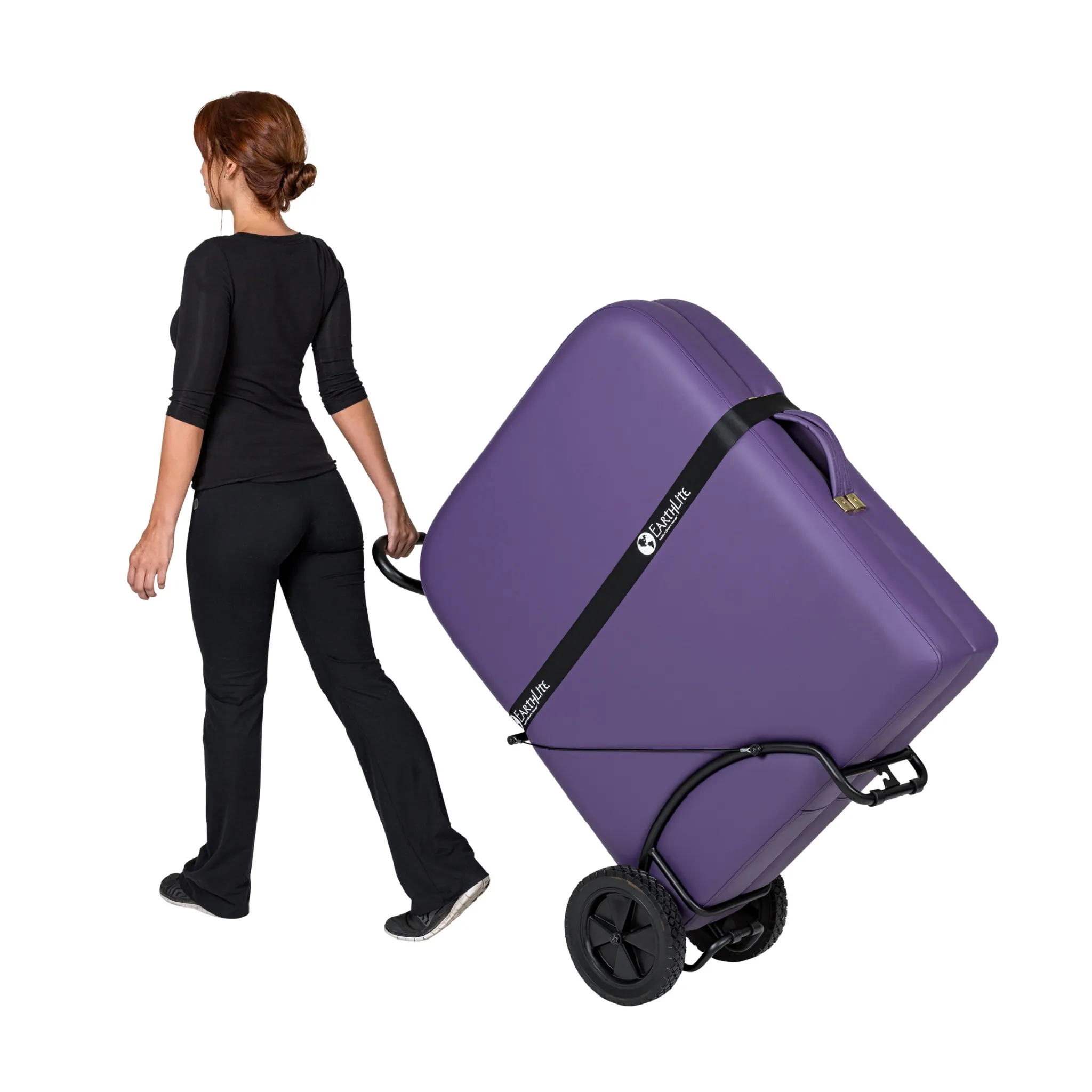 Table Trolley - EarthLite Traveler Cart - Black - Foldable