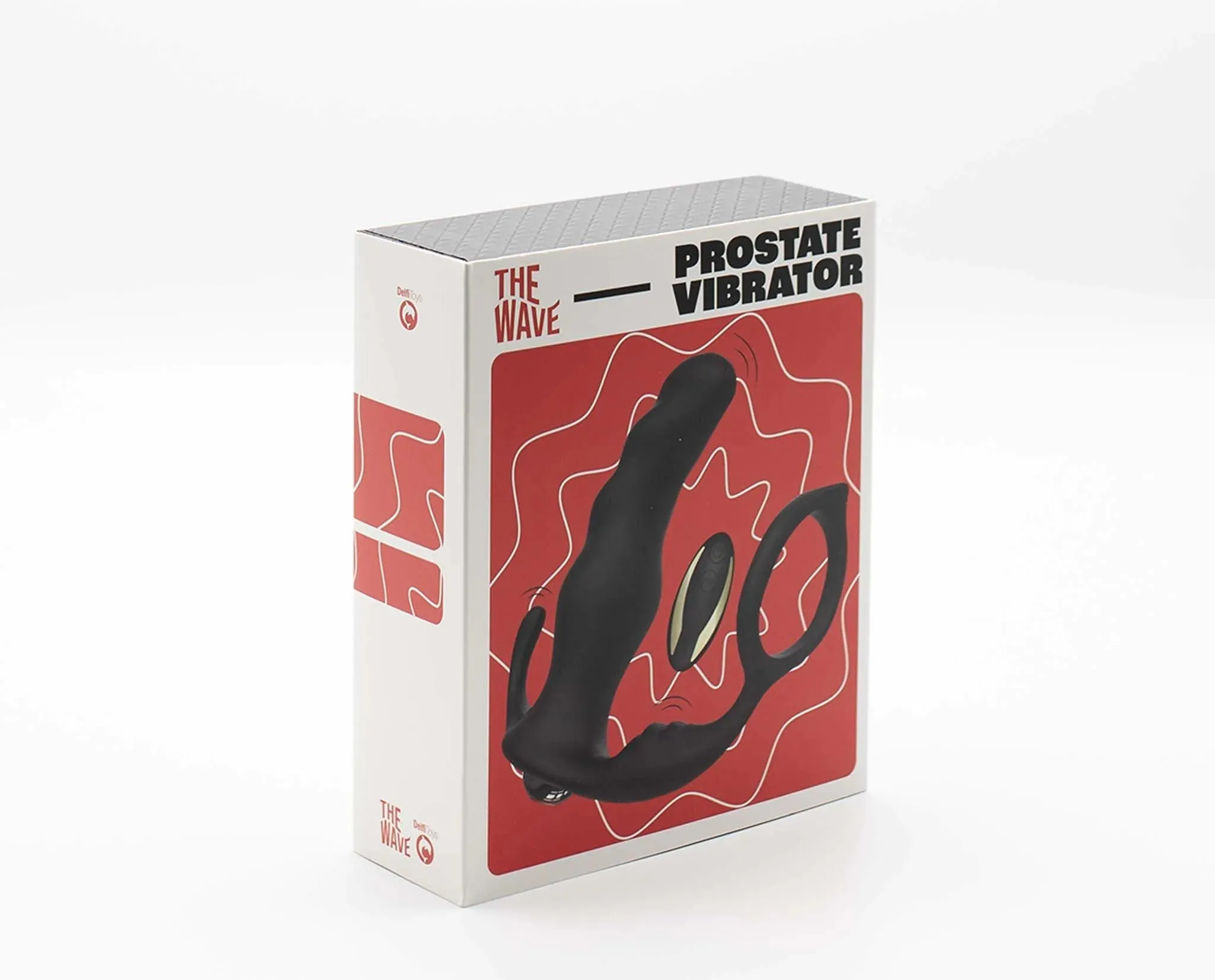 The Wave - Knight - Prostaat Vibrator met Afstandsbediening - Zwart