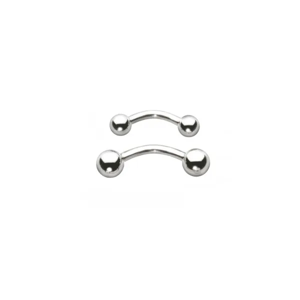 Titanium Curved Barbell