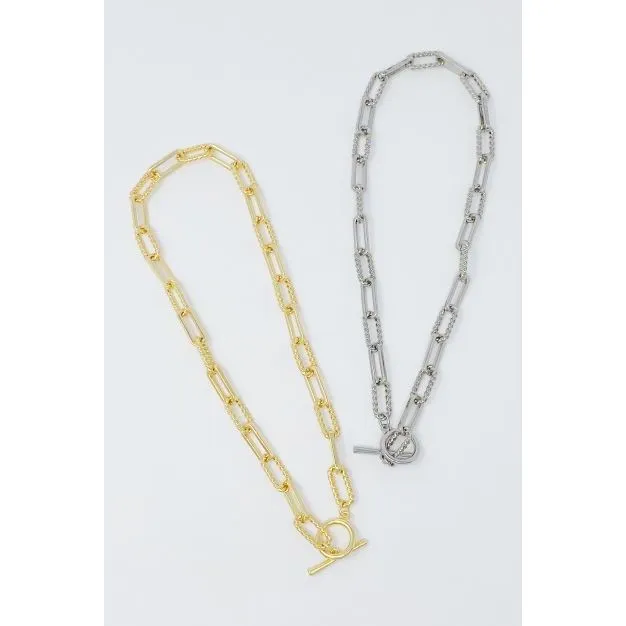 Toggle Chain Link Necklace