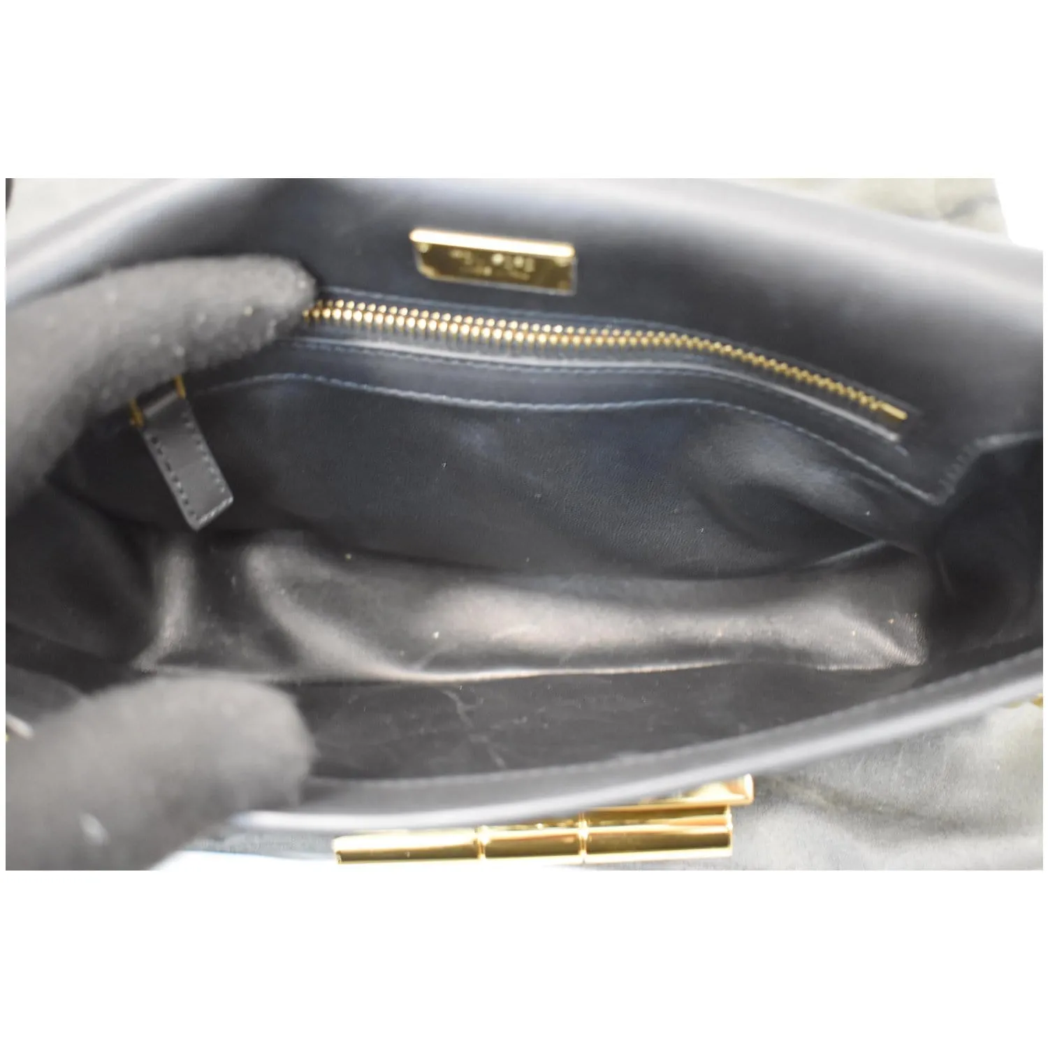TOM FORD Natalia Medium Chain Turnlock Shoulder Bag Antique Gold