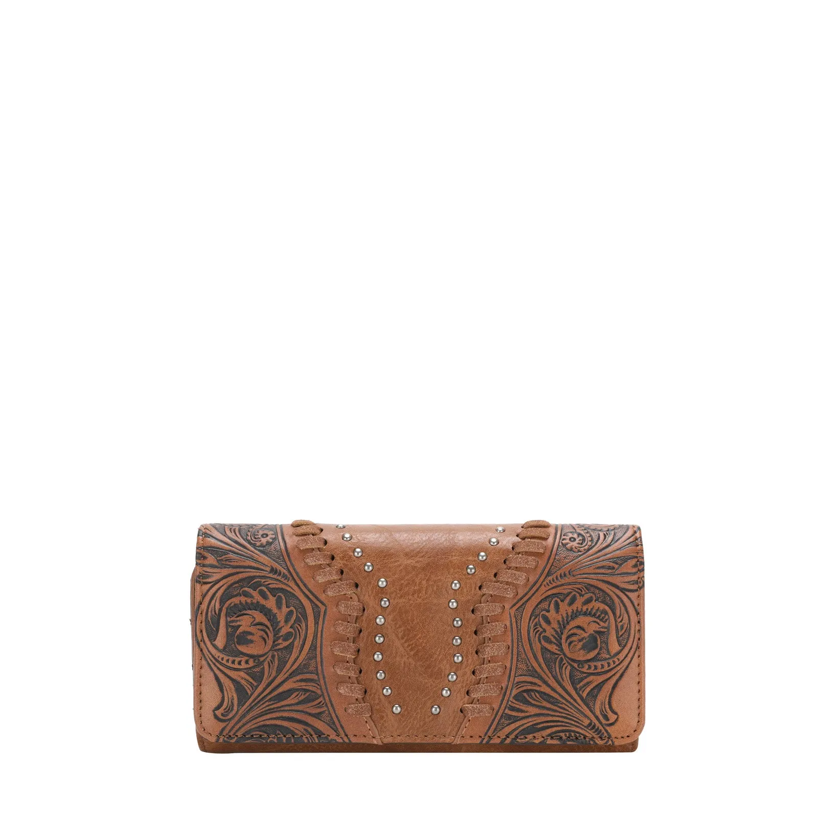 TR147-W002 Trinity Ranch Tooled Collection Wallet