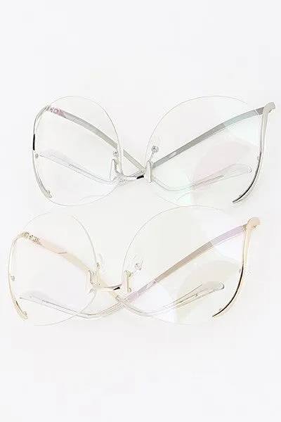 Trendy Glasses- Silver