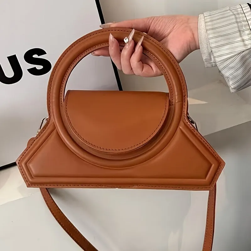 Trendy Quilted Crossbody Bag with Magnetic Closure & Adjustable Strap – Chic Solid Color, Faux Leather Shoulder Handbag for Everyday Elegance