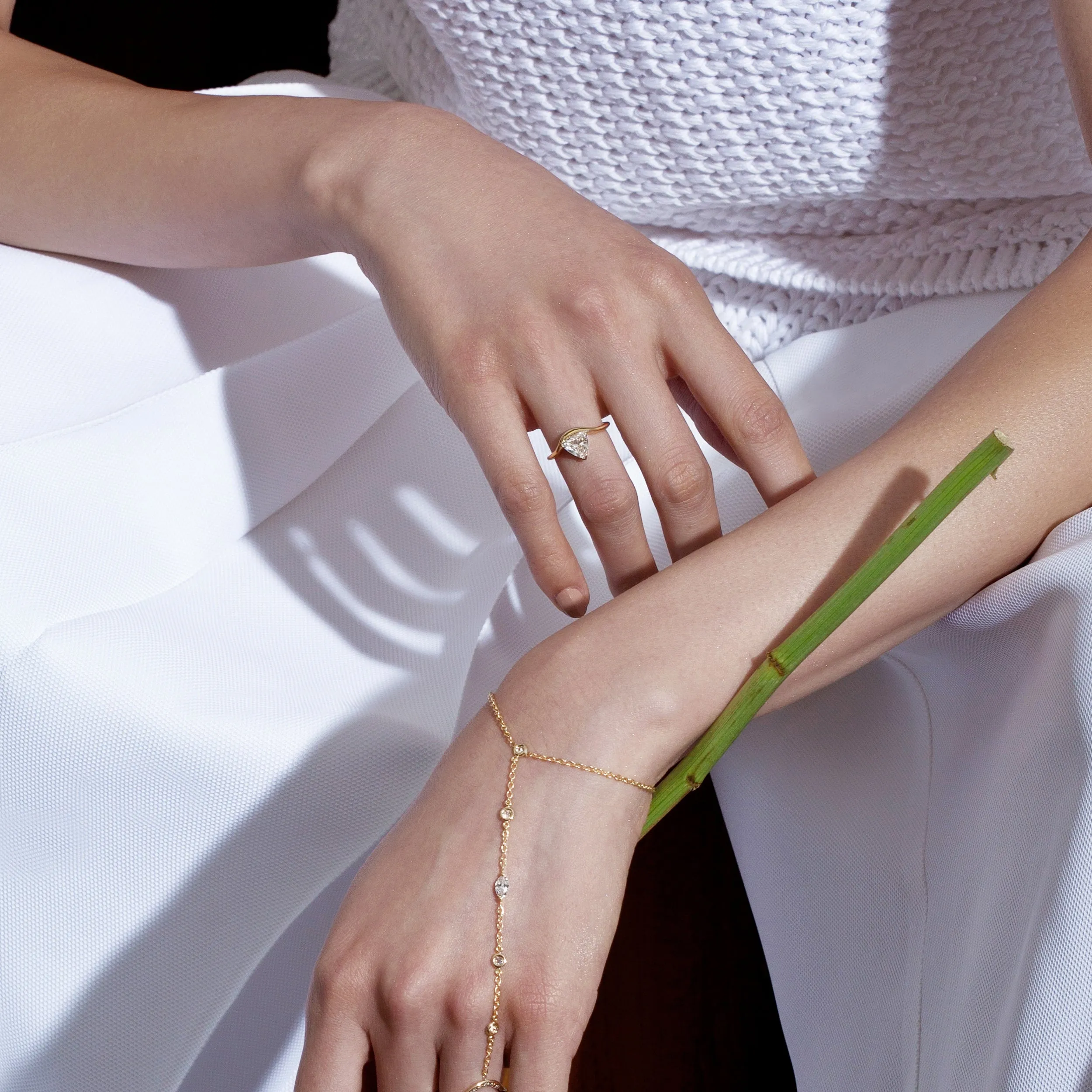 Triangle Eye Ring