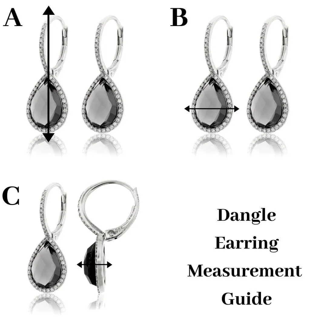 V Bottom Dangle Earrings