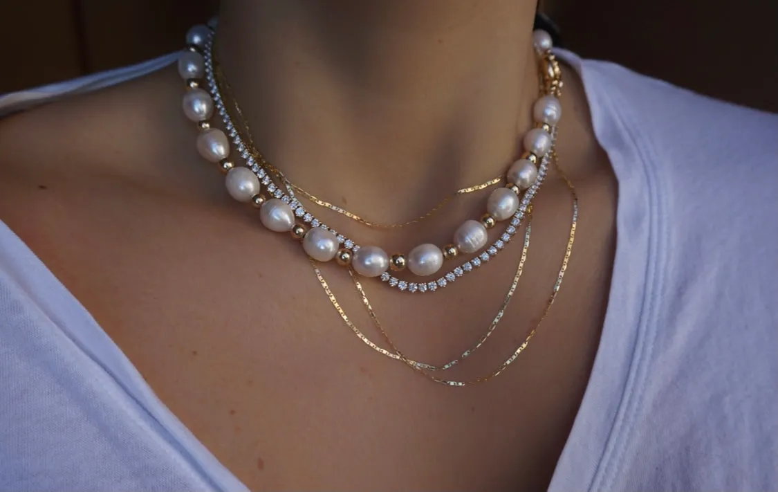Valentina Gold Layered Necklace