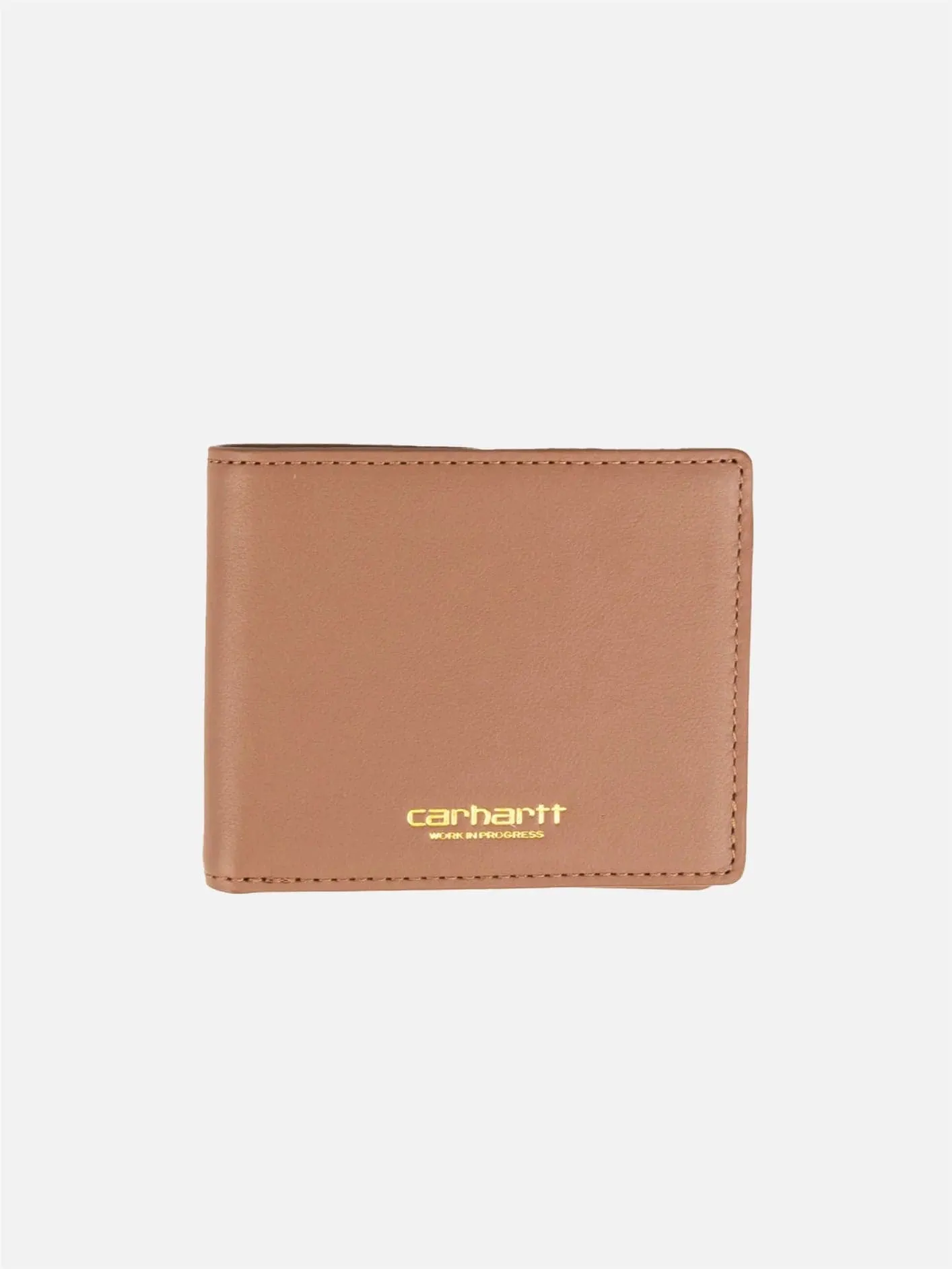 Vegas Billfold Wallet - Cognac/Gold