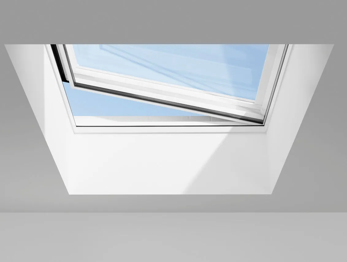 VELUX CVU 200060 1093 INTEGRA® Electric Curved Glass Rooflight Package 200 x 60 cm (Including CVU Double Glazed Base & ISU Curved Glass Top Cover)
