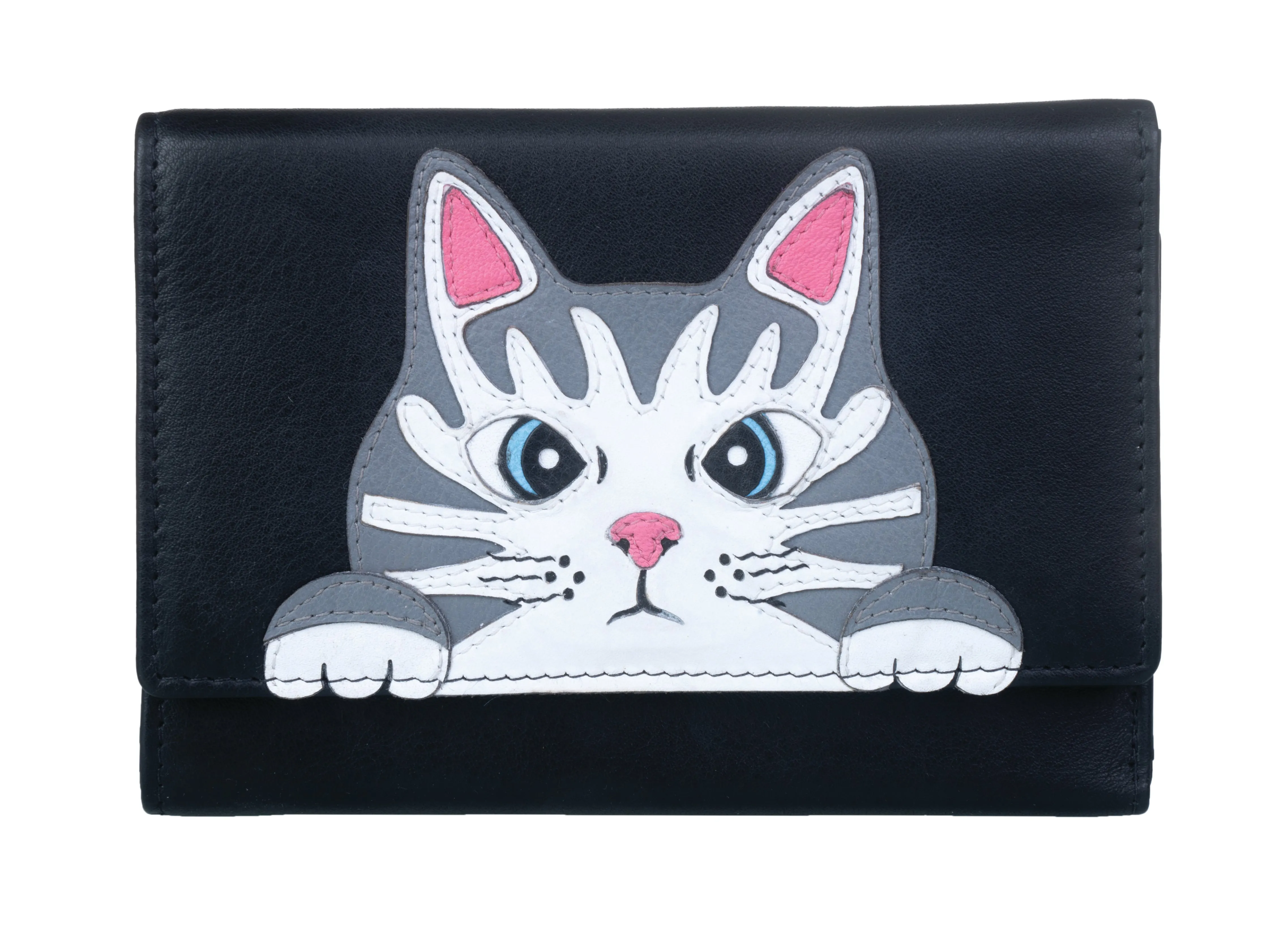 Victor Large Tri-Fold Purse - Mala Leather
