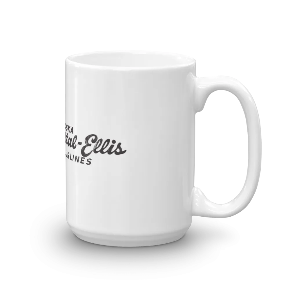 Vintage Alaska Coastal-Ellis Airlines Coffee Mug