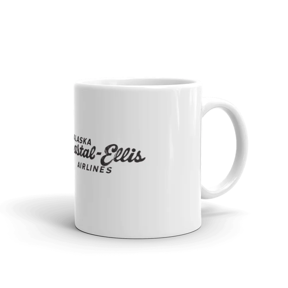 Vintage Alaska Coastal-Ellis Airlines Coffee Mug